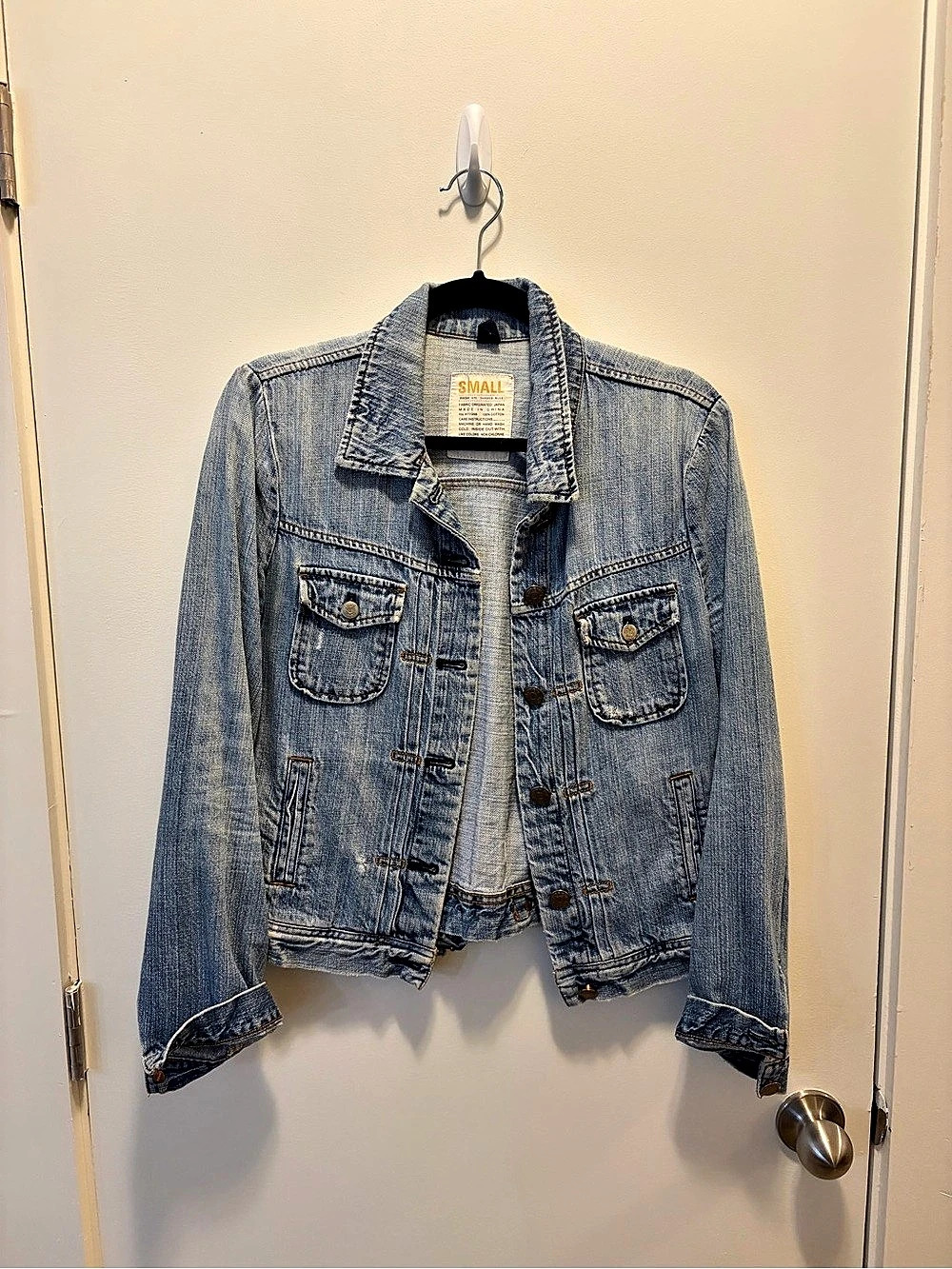 J.Crew Classic Denim Trucker Jacket Blue Size Small